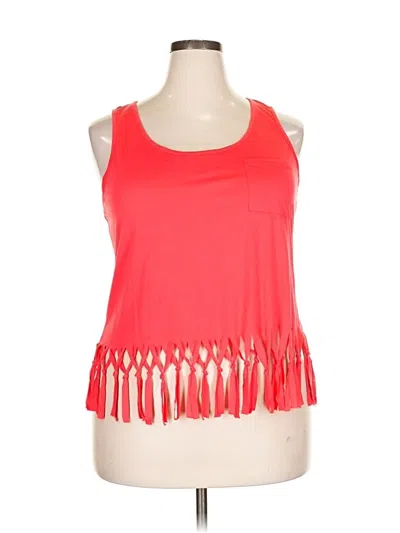 Pre-owned Aéropostale Sleeveless T-shirt In Red