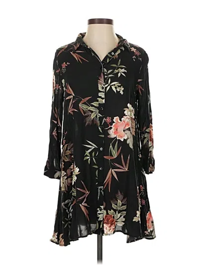 Pre-owned Zara Collection Casual Dress In Black