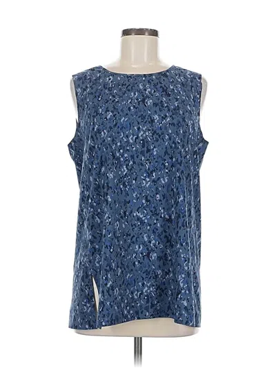 Pre-owned Athleta Sleeveless T-shirt In Blue
