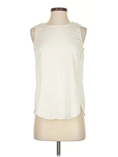 Pre-owned Nic + Zoe Sleeveless Blouse In White