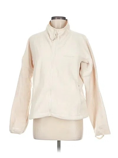 Pre-owned Timberland Cardigan Sweater In White