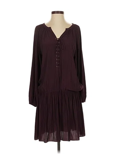 Pre-owned Ramy Brook Casual Dress In Burgundy