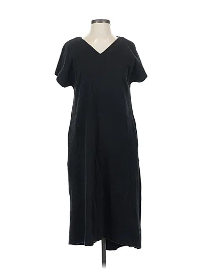 Pre-owned Lands' End Casual Dress In Black
