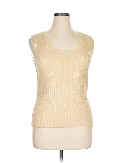 Pre-owned Isaac Mizrahi For Target Sweater Vest In Brown