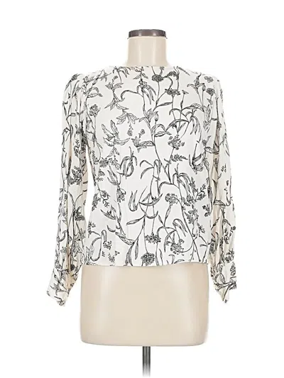 Pre-owned Philosophy Republic Clothing Long Sleeve Blouse In White