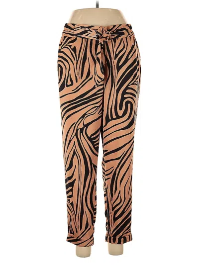 Pre-owned Eva Mendes By New York & Company Casual Pants In Brown