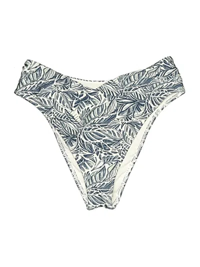 Pre-owned Abercrombie & Fitch Swimsuit Bottoms In White
