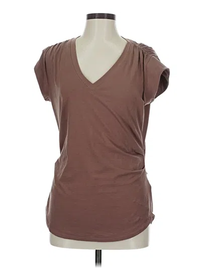 Pre-owned Athleta Sleeveless T-shirt In Brown