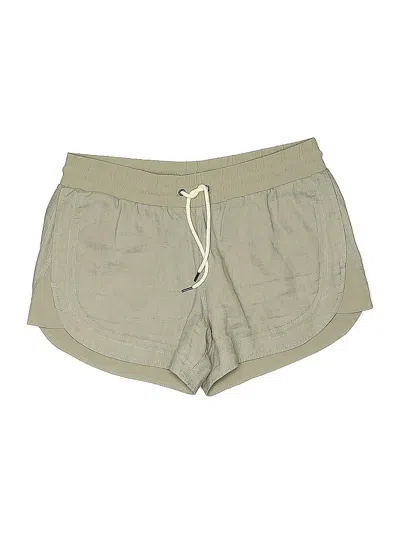 Pre-owned Athleta Khaki Shorts In Green