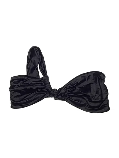 Pre-owned Good American Swimsuit Top Black Swimwear