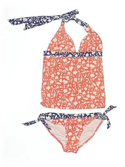 Pre-owned Boden Two Piece Swimsuit In Orange