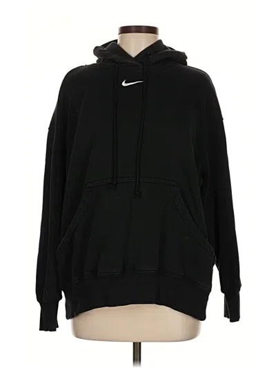 Pre-owned Nike Pullover Hoodie In Black
