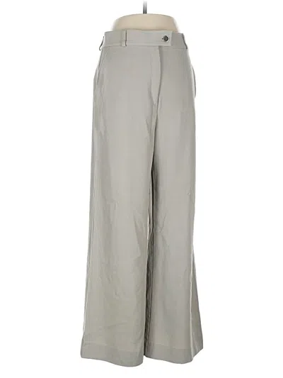 Pre-owned St John Casual Pants In Gray