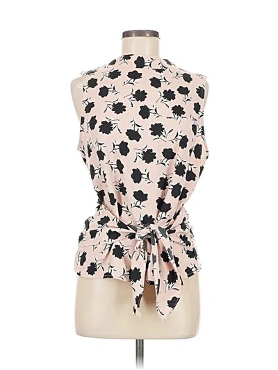 Pre-owned Ann Taylor Sleeveless Blouse In Pink