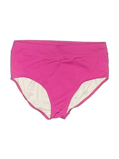 Pre-owned Lands' End Swimsuit Bottoms In Pink