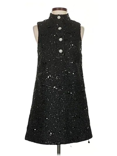 Pre-owned Zara Cocktail Dress In Black