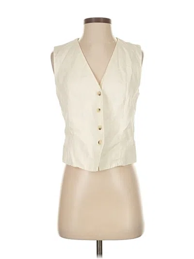 Pre-owned Zara Vest In White