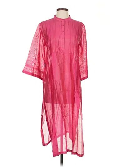 Pre-owned Assorted Brands Casual Dress In Pink