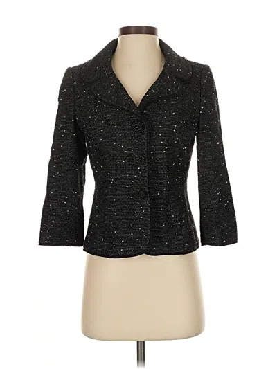 Pre-owned Ann Taylor Blazer Jacket In Black