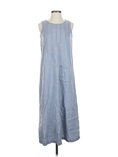 Pre-owned Jjill Casual Dress In Blue