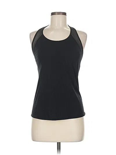 Pre-owned Lululemon Athletica Tank Top Black Halter Neckline Tops