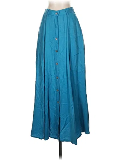 Pre-owned Karen Kane Casual Skirt In Blue