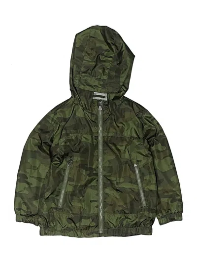 Pre-owned Baby Gap Kids' Windbreaker Jacket In Green