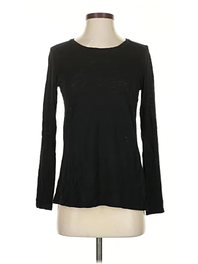 Pre-owned Gap Long Sleeve T-shirt In Black