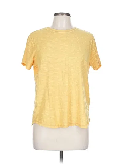 Pre-owned Pilcro Short Sleeve T-shirt In Yellow