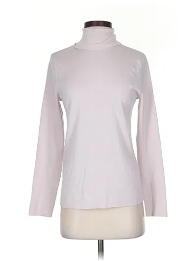 Pre-owned Chico's Turtleneck Sweater In Pink