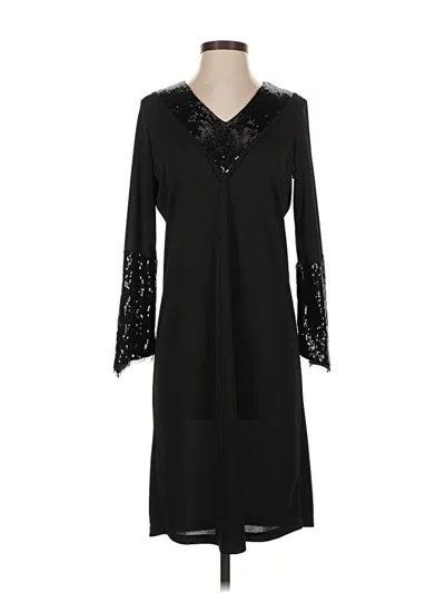 Pre-owned Pamela Dennis Casual Dress In Black