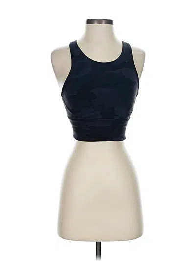 Pre-owned Lululemon Athletica Tank Top Gray Halter Neckline Tops