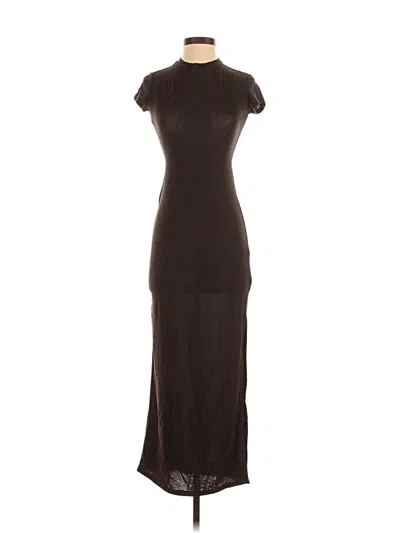 Pre-owned Eckhaus Latta Casual Dress In Brown