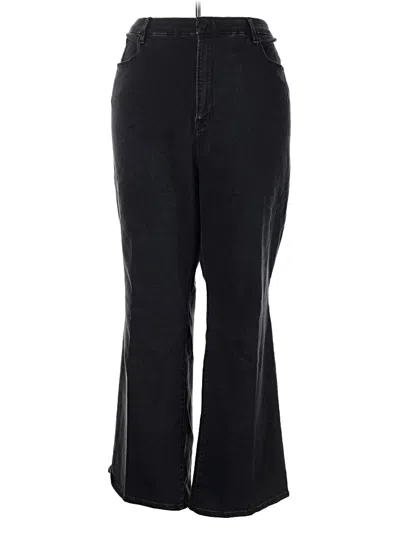 Pre-owned Good American Jeans In Black