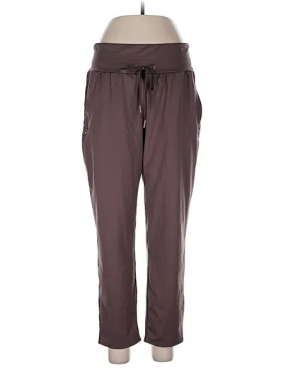 Pre-owned Maurices Active Pants In Burgundy