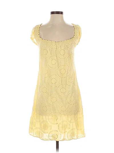 Pre-owned Max Studio Casual Dress In Yellow