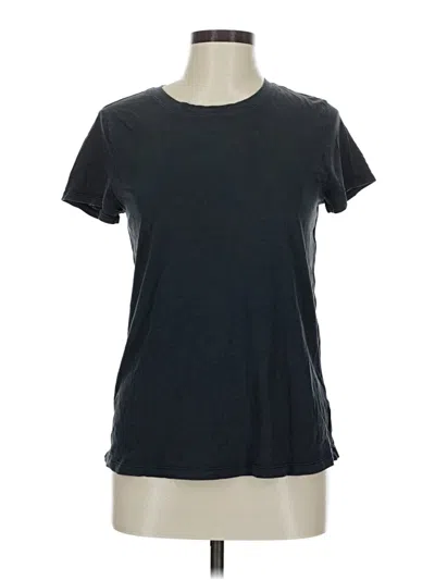 Pre-owned Athleta Short Sleeve T-shirt In Black
