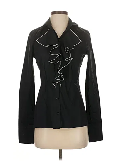 Pre-owned Wolford Long Sleeve Blouse In Black