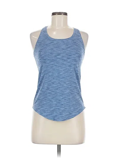 Pre-owned Lululemon Athletica Active Tank Top In Blue