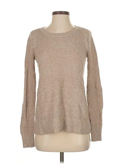 Pre-owned Ann Taylor Loft Pullover Sweater In Brown