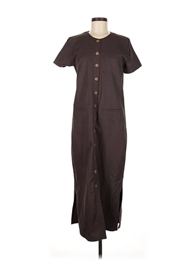 Pre-owned Talbots Casual Dress In Brown