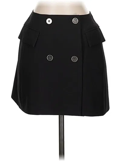 Pre-owned Danielle Guizio Formal Skirt In Black