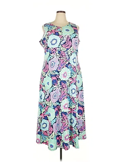 Pre-owned Talbots Casual Dress In Blue