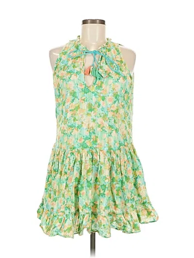 Pre-owned Shoshanna Casual Dress In Green