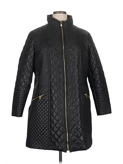 Pre-owned Via Spiga Coat In Black