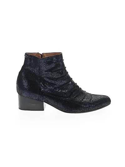Pre-owned Calleen Cordero Ankle Boots In Blue