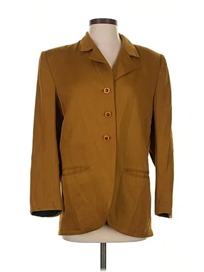 Pre-owned Z.cavaricci Blazer Jacket In Brown