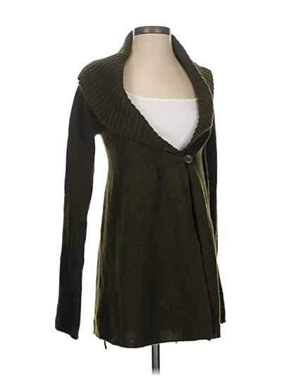 Pre-owned Vince Cardigan Sweater In Green