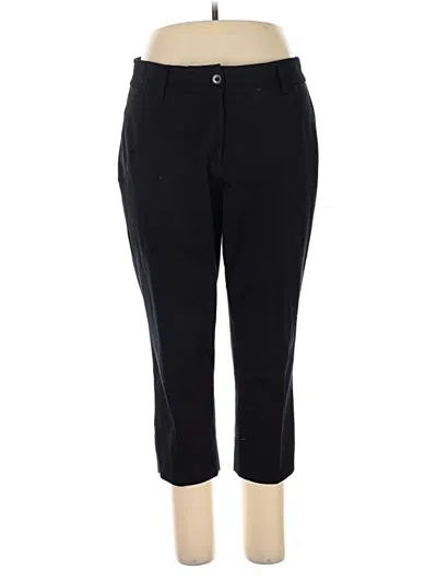 Pre-owned Lane Bryant Casual Pants In Black