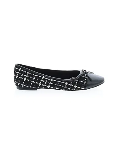 Pre-owned J.crew Factory Store Flats In Black